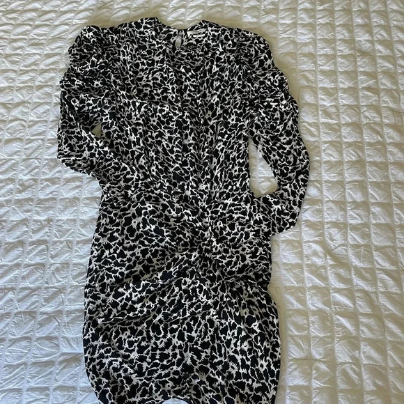 Isabel Marant Selwyn ruched printed dress - Picture 6 of 16